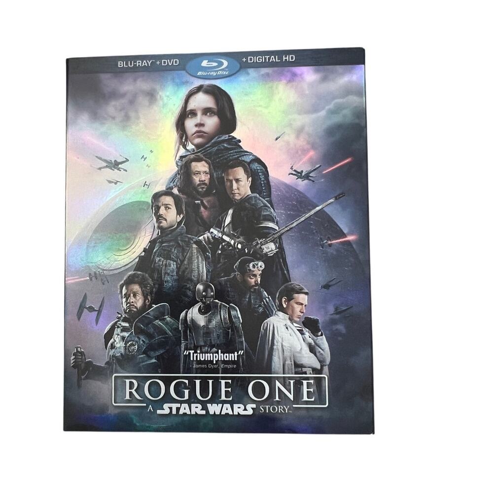 Rogue One: A Star Wars Story (Blu-Ray, DVD, Digital HD) w/ Slipcover New Sealed
